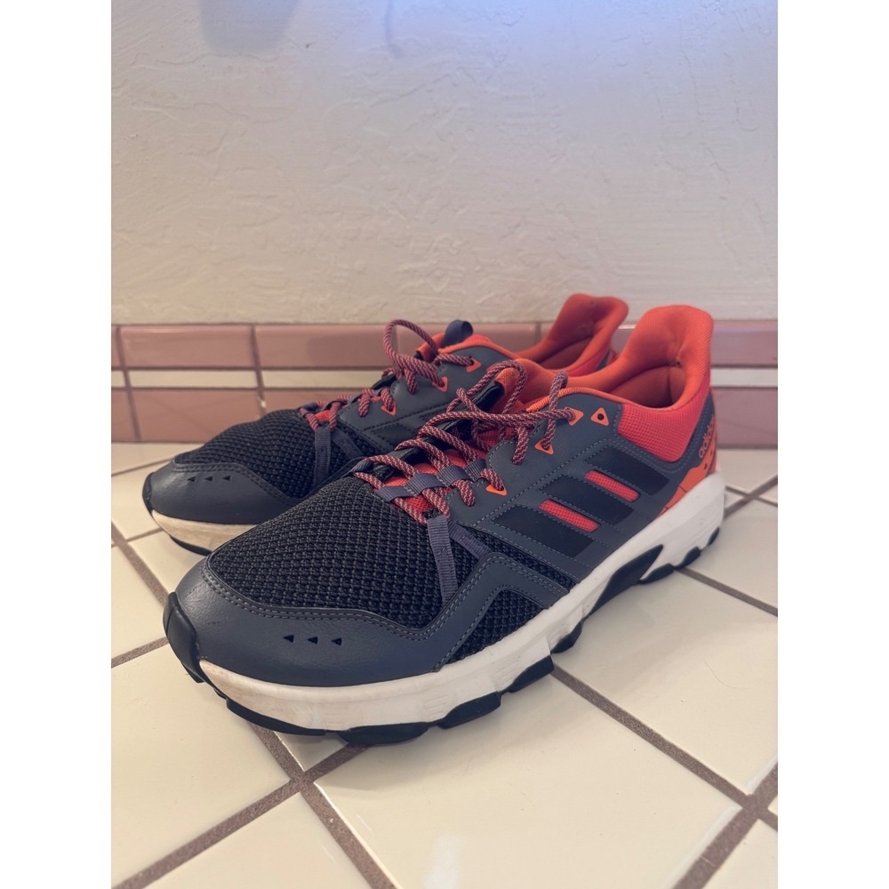 Adidas Trail Running Shoes Mens Size 13 US Gray Red Outdoors Athletic Sneakers